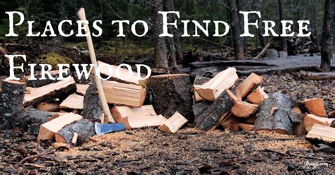 • • • • •. . Free firewood near me